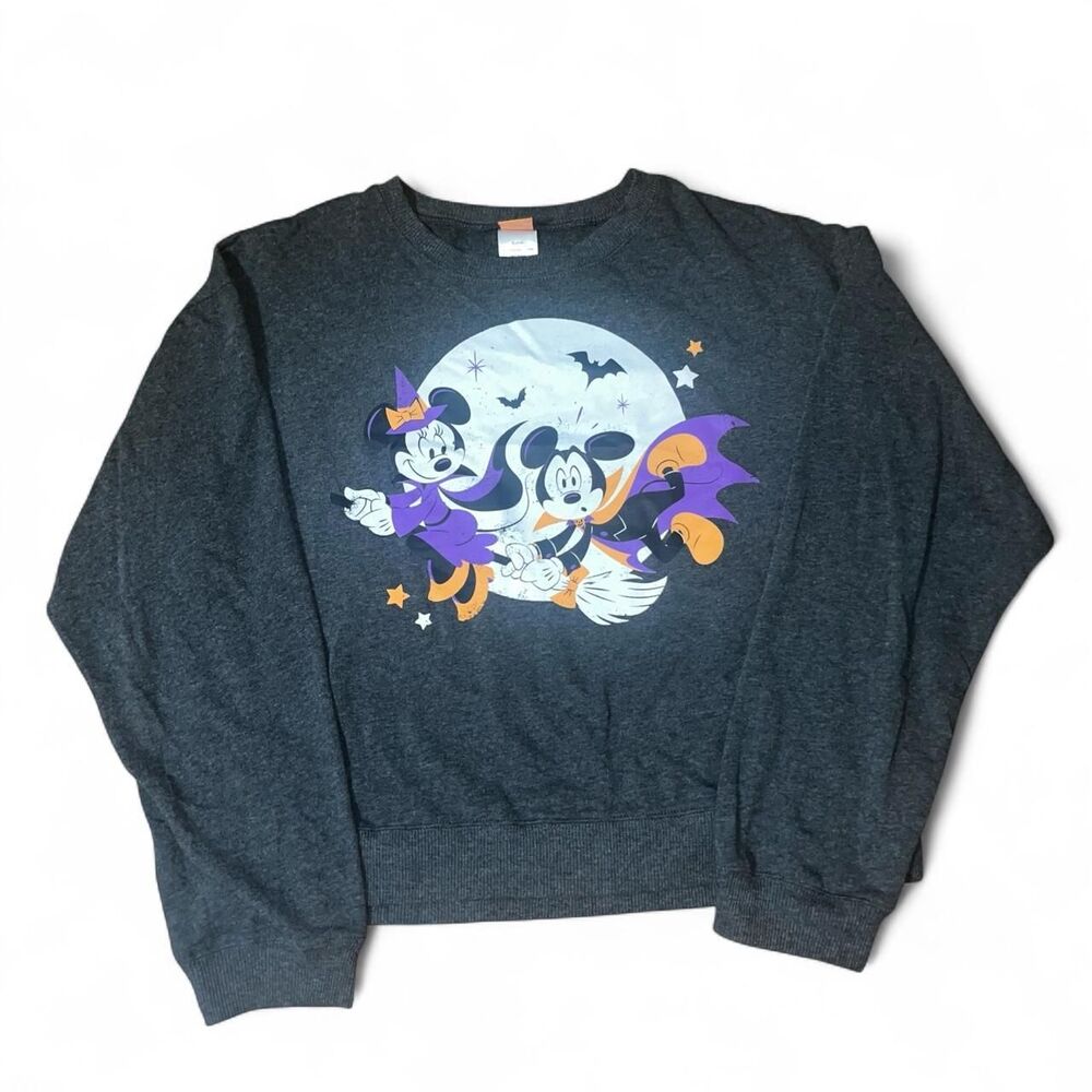 Vintage Y2K Disney Jerry Leigh Mickey Minnie Mouse Halloween Witch Shirt SZ XL